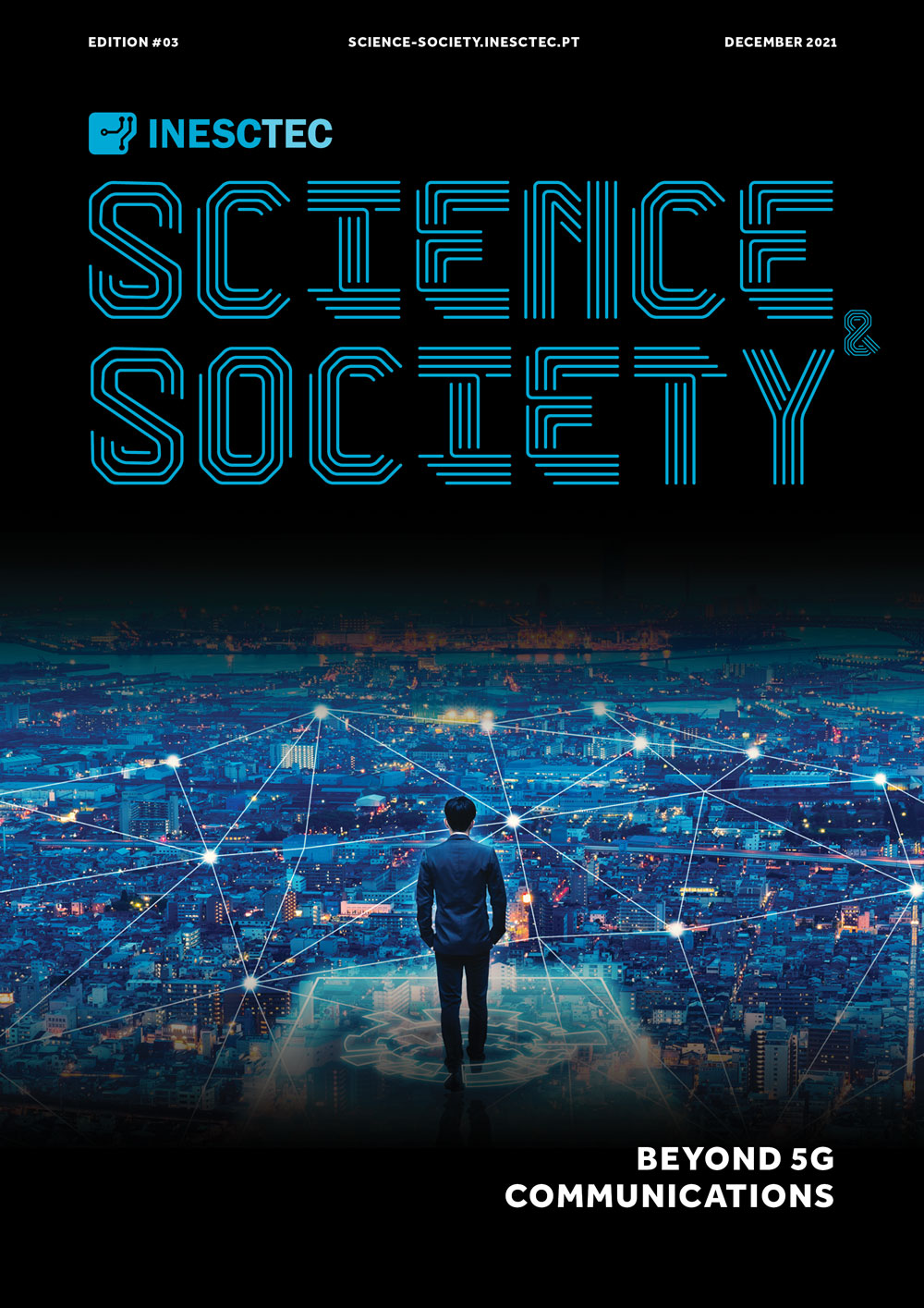 Inesc Tec Science and Society, Edition 3, Beyond 5G Communications, issue cover